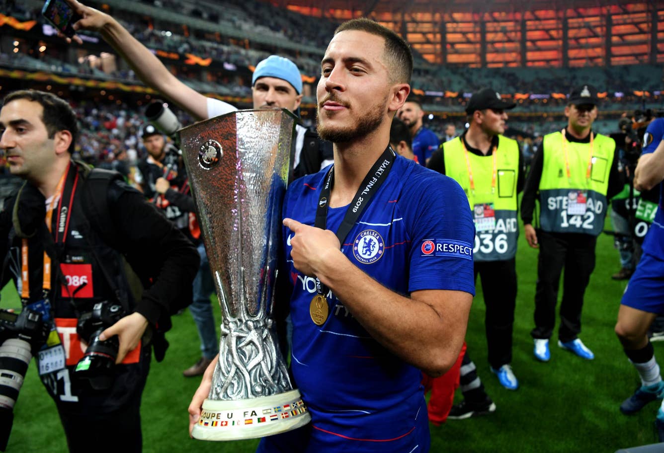 Eden Hazard finally confirms leaving after inspiring Chelsea to Europa League triumph