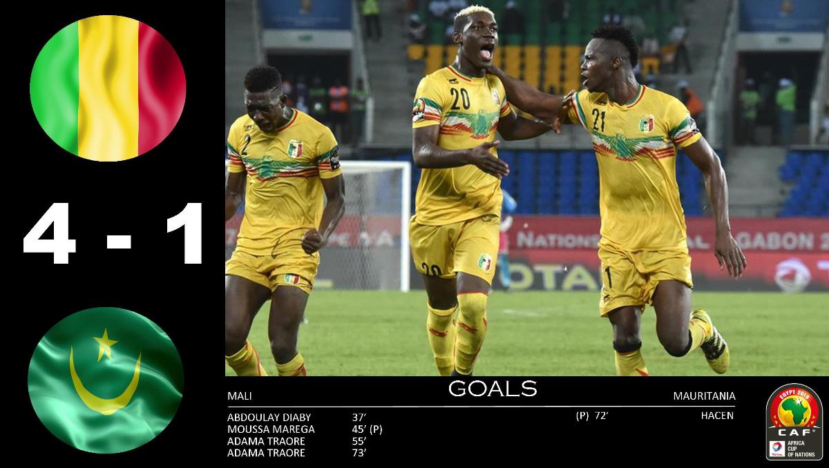Mali beat Africa Cup of Nations newcomers Mauritania 4-1