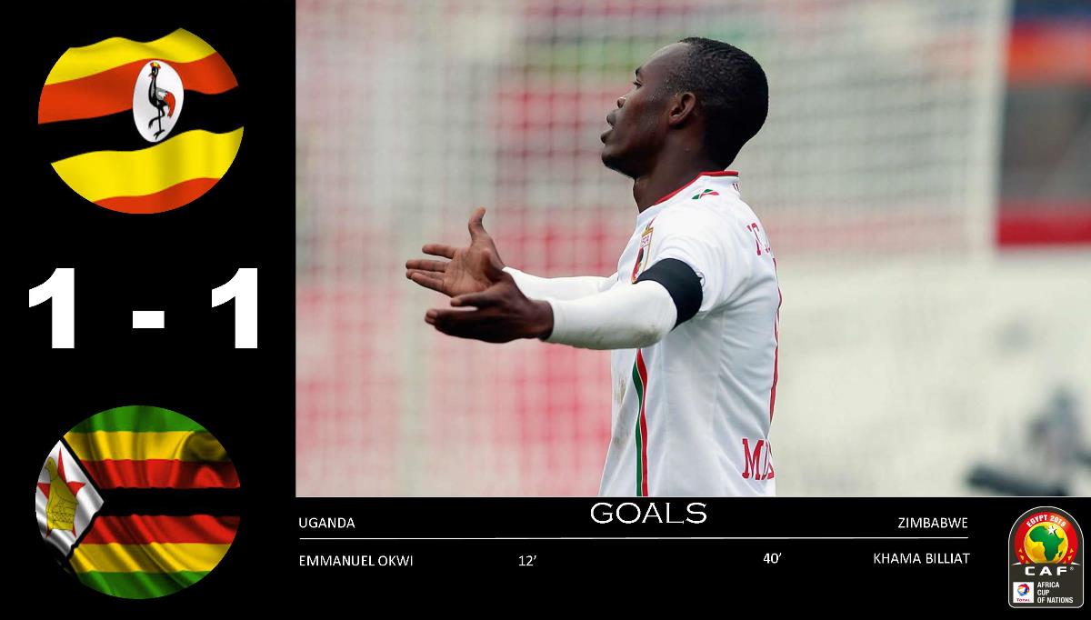 Zimbabwe Forces A 1-1 Draw With Uganda