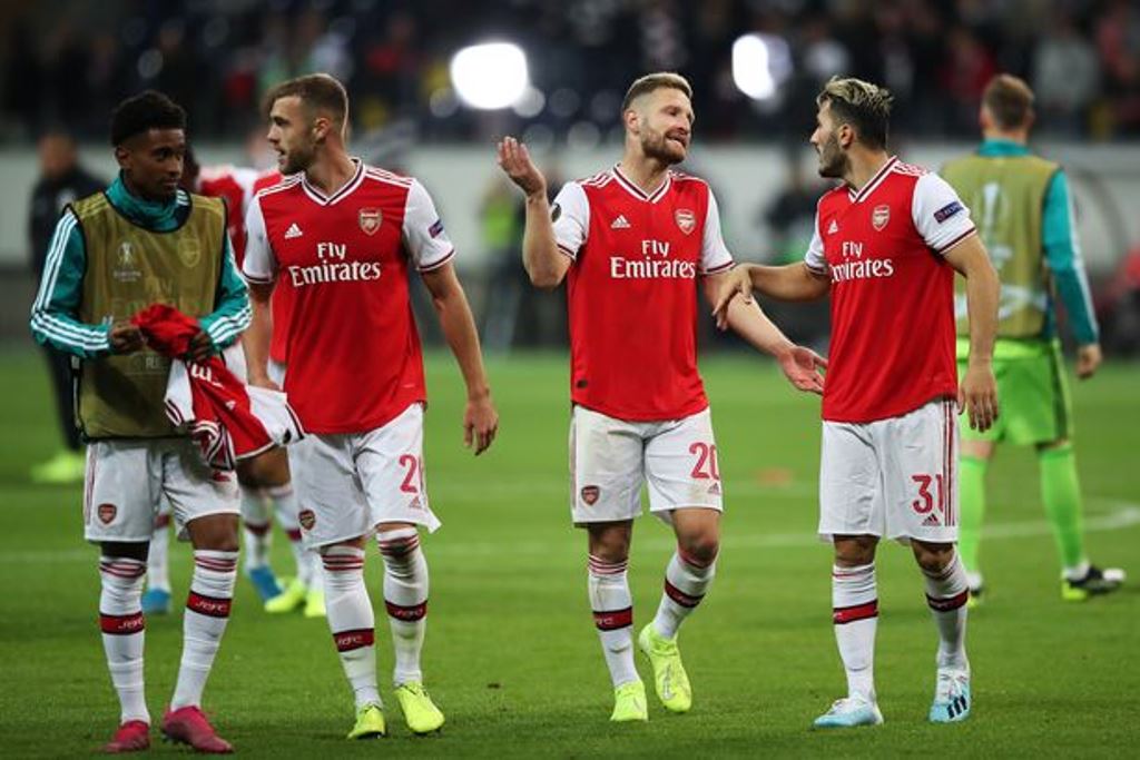 Arsenal wins 3-0 against Frankfurt in UEFA Europa League