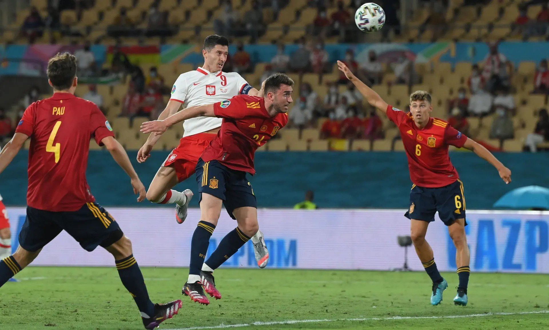 Lewandowski helped keep Poland alive at Euro 2020 in a 1-1 draw with Spain