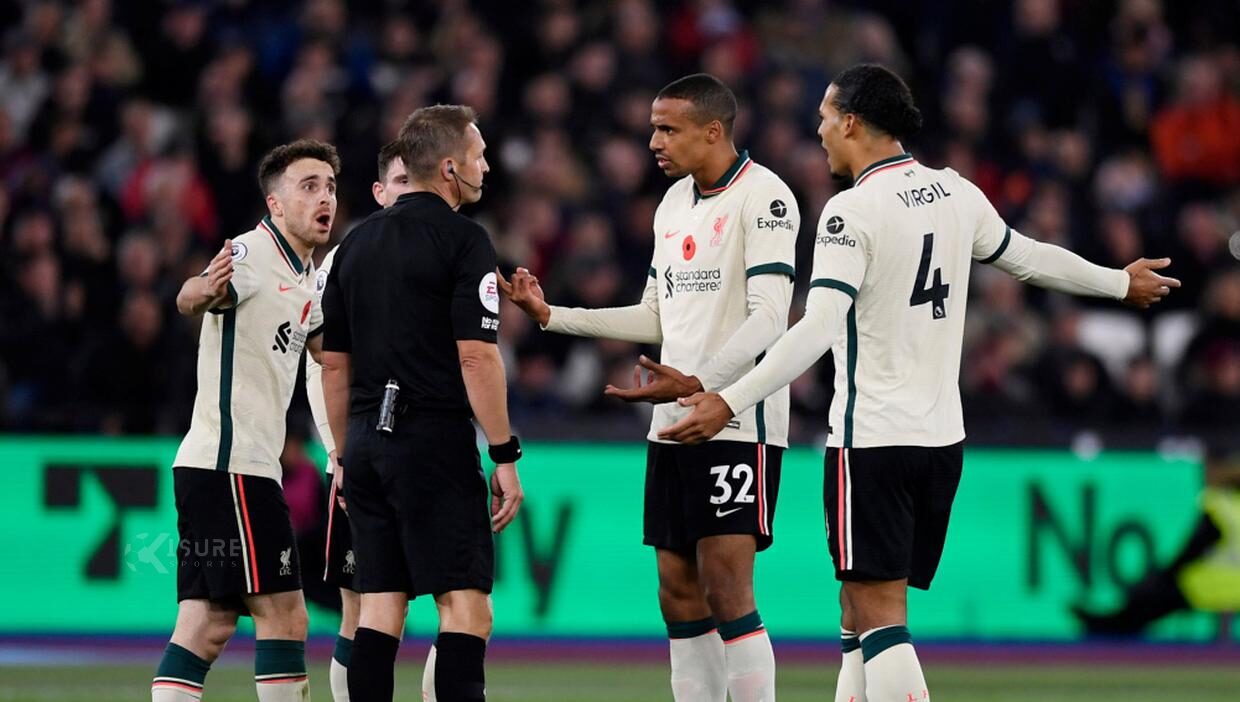 Liverpool’s unbeaten run comes to an end after losing 2-3 to West Ham