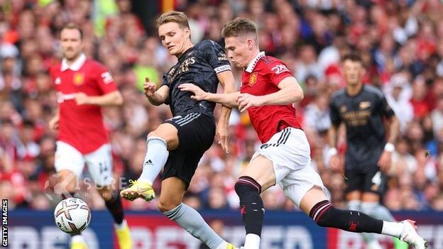 Rashford brace and Antony debut goal condemn Gunners to first loss