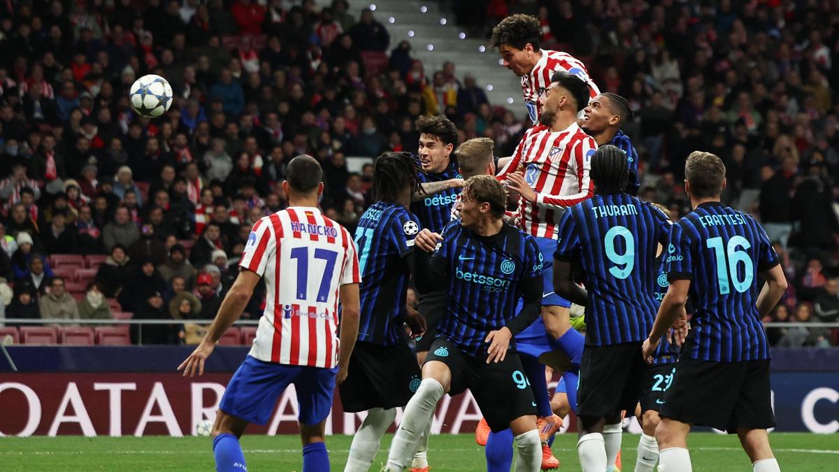 Gimenez’s Last-Gasp Header Lifts Atletico Madrid to Dramatic 2–1 Win Over Inter