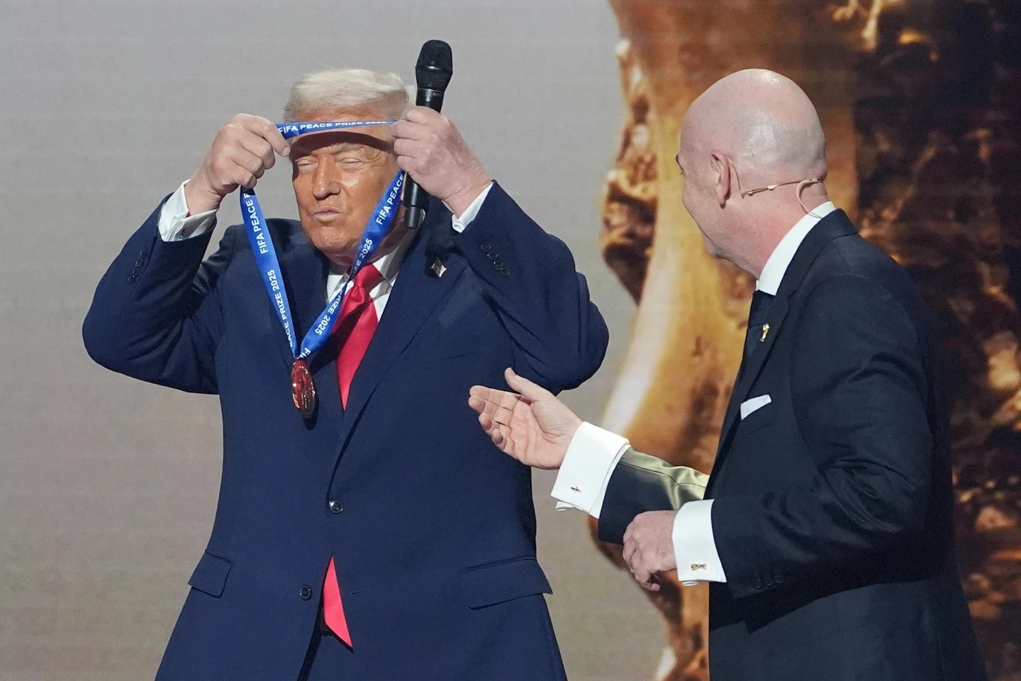 Trump Claims Global Peace Role After Receiving FIFA Honor