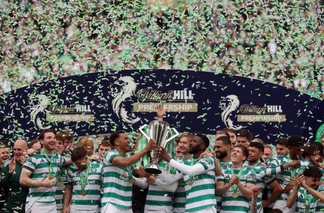 Celtic Clinch Dramatic Scottish Title With Late Hearts Comeback
