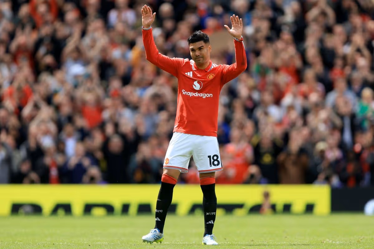 Casemiro Bids Emotional Farewell To Old Trafford Fans